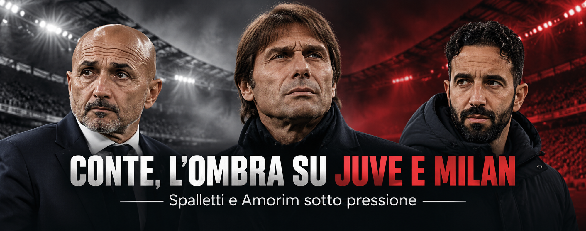 Juventus_AntonioConte_LucianoSpalletti_Milan_RubenAmorim_Calciomercato_SerieA_Panchine_Juve_MilanBenfica