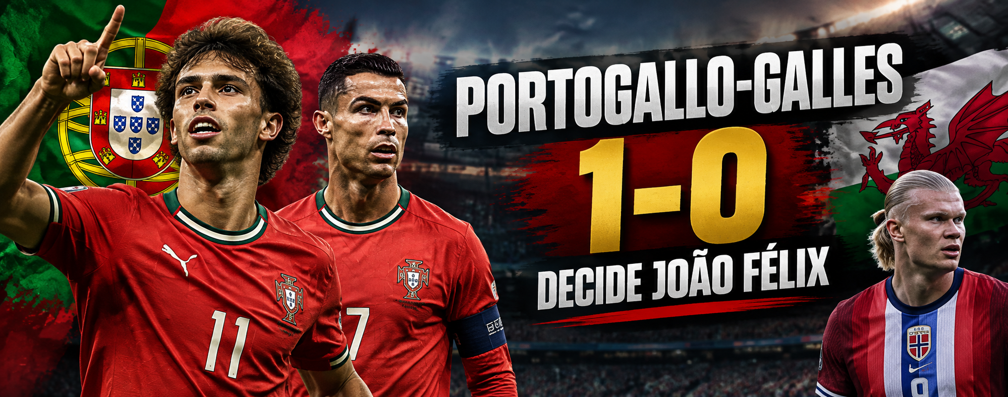 PortogalloGalles_JoaoFelix_CristianoRonaldo_NationsLeague_Portogallo_Ronaldo_CR7_Galles_MatchAnalysis_AnalisiCalcioPro