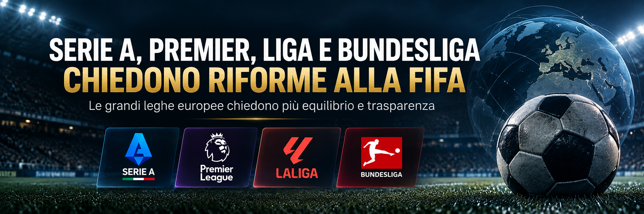 FIFA_SerieA_PremierLeague_LaLiga_Bundesliga_Infantino_CalcioEuropeo_RiformaFIFA_CalendarioInternazionale_AnalisiCalcioPro