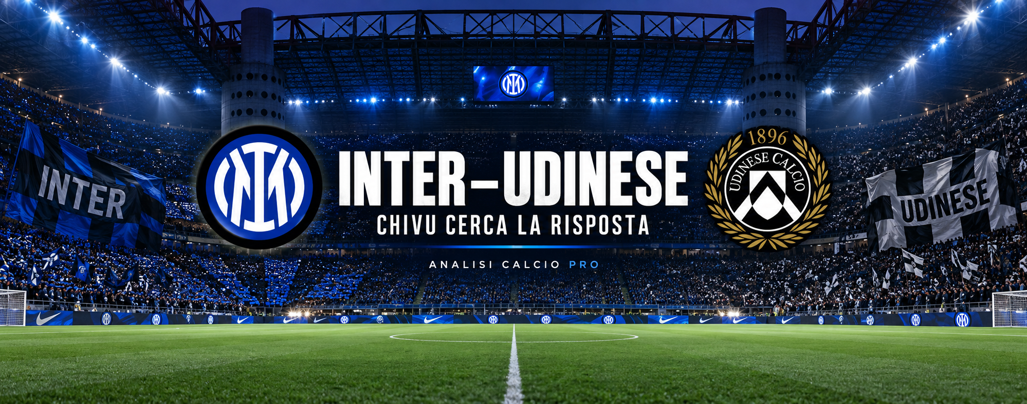 Inter-Udinese, analisi prepartita tra pressione, ampiezza e ripartenze. Esamino le scelte di Chivu, le possibili risposte di Runjaic e i duelli decisivi a San Siro. Quote disponibili, probabili formazioni e quadro GoalMatrix completano la lettura di una sfida che chiede ai nerazzurri lucidità ed equilibrio.