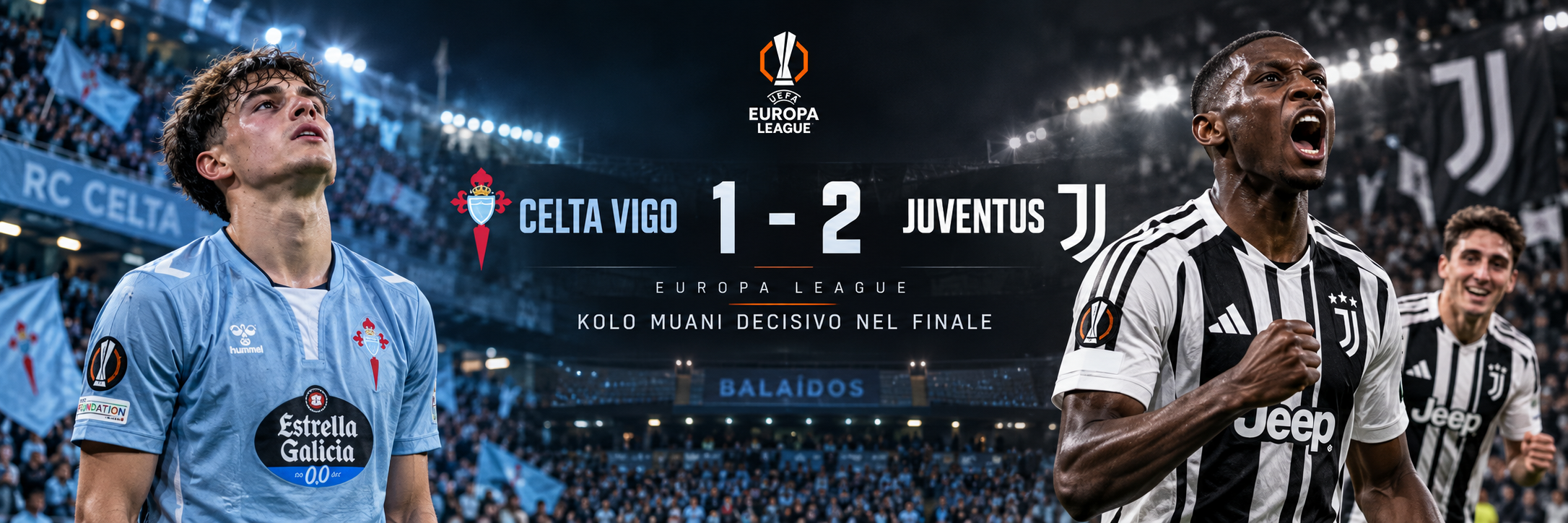 La Juventus supera il Celta Vigo 2-1 grazie al gol di Kolo Muani al 92', dopo il pareggio di Woltemade. Spalletti conquista tre punti preziosi in Europa League, ma il gioco continua a lasciare dubbi. Analisi polemica della prestazione bianconera, statistiche, errori e protagonisti della rimonta.